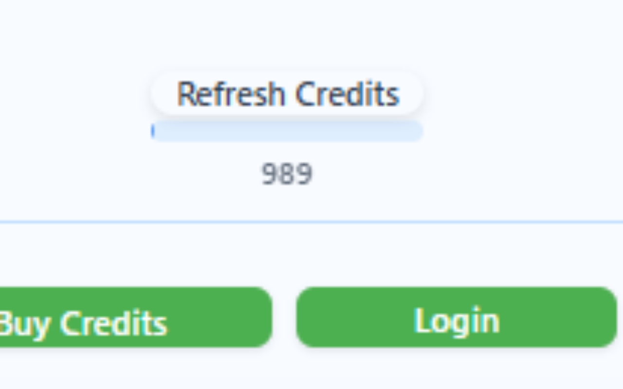 Conceptual image showing credit usage or balance